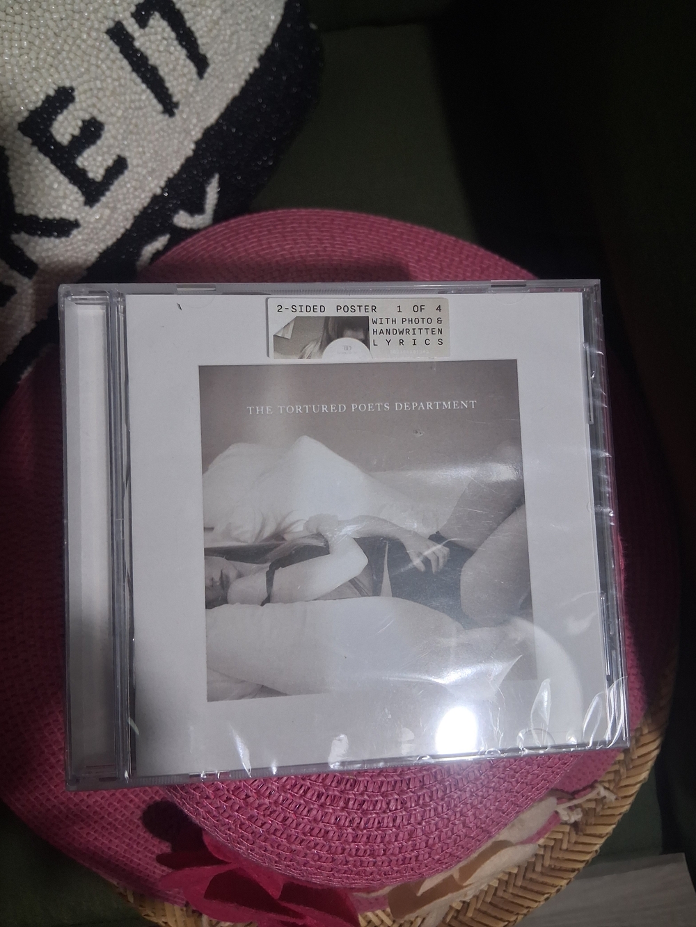 Taylor Swift White and Black Album Back Nwt